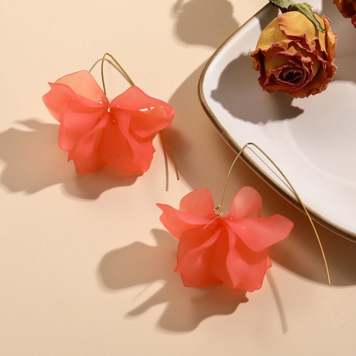 Fariba - Spring Floral Hoop Earrings