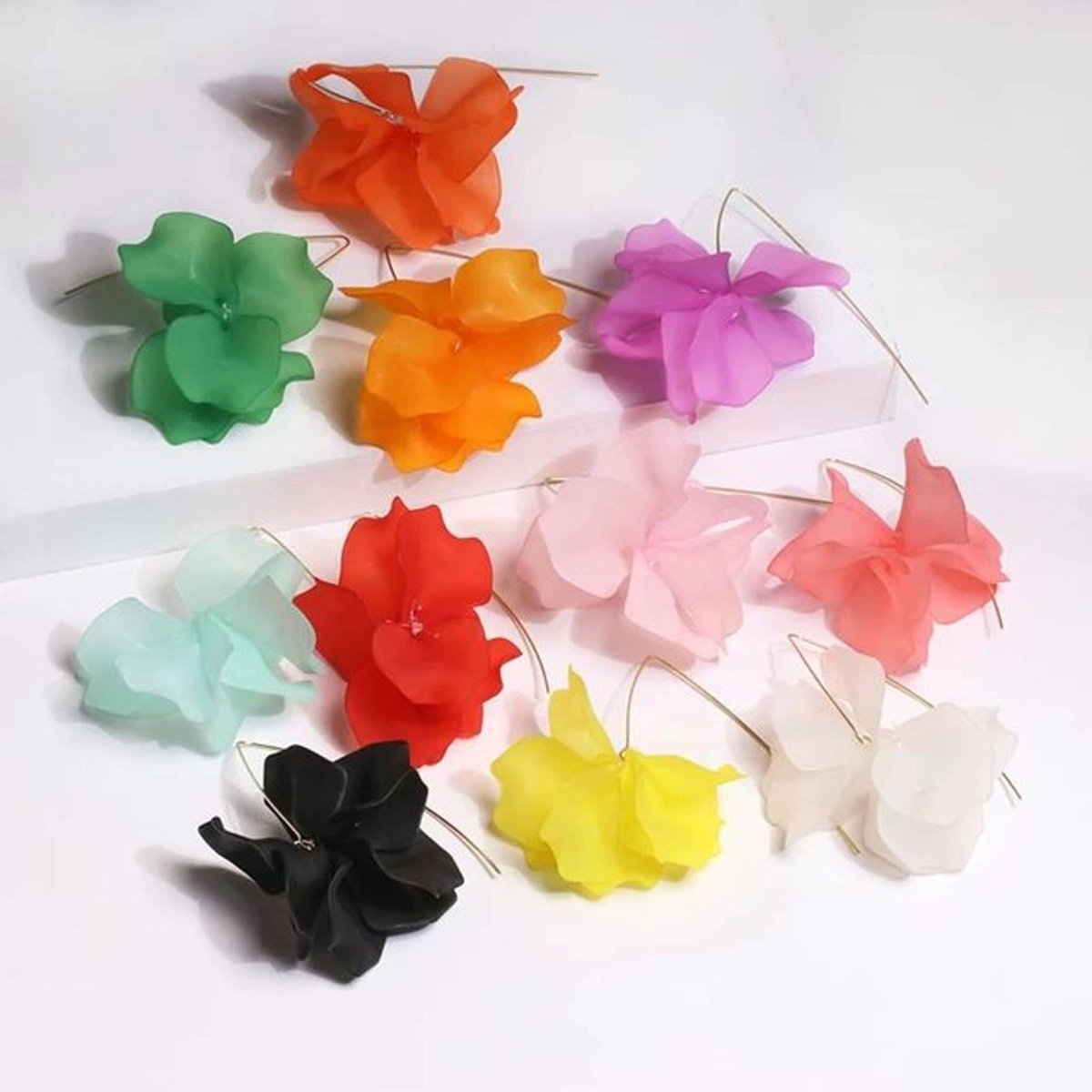 Fariba - Spring Floral Hoop Earrings