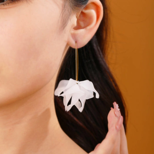 Fariba - Spring Floral Hoop Earrings