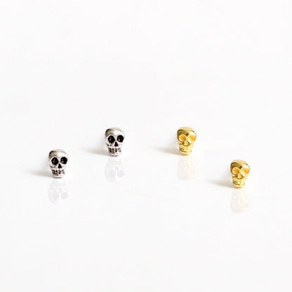 Reem - Small Skull Earrings