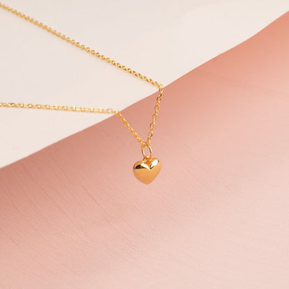 Lamia - Gold Heart Necklace